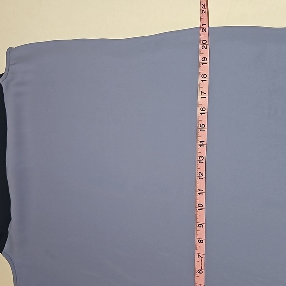 Cynthia Rowley | Blue Colorblock Shift Dress - Picture 11 of 11